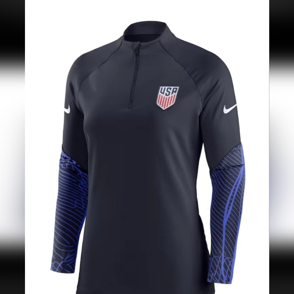 Copy Nike USA Team Quarter Zip Pullover Athletic Athleisure Y2K Sport Unisex New